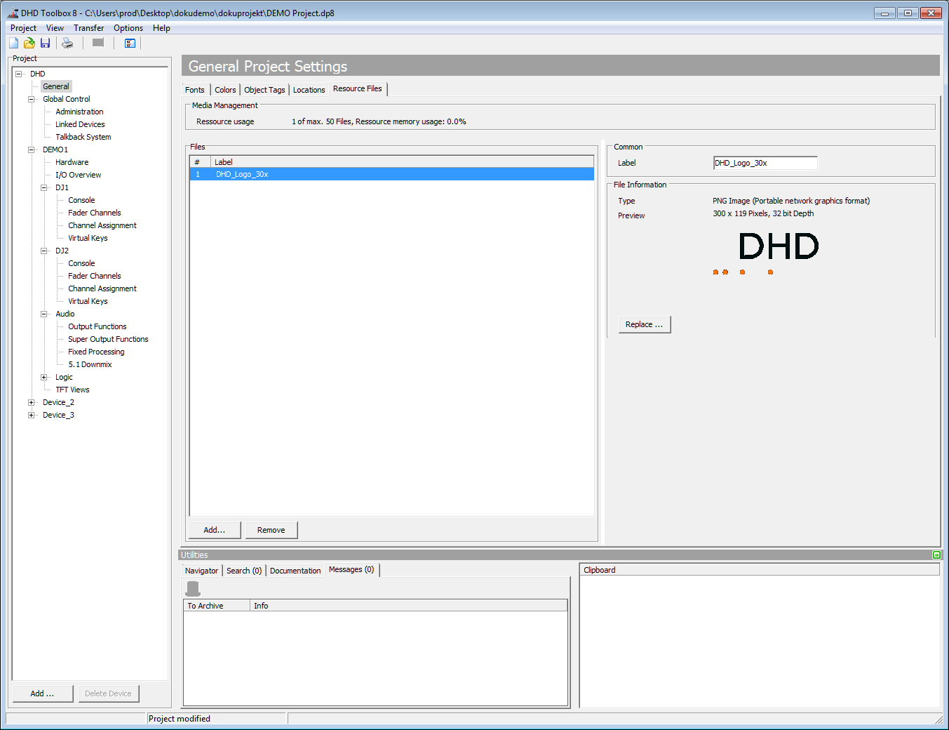 Adding Resource Files