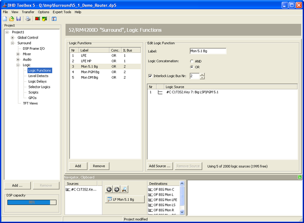 Creating logic functions for monitoring purposes.