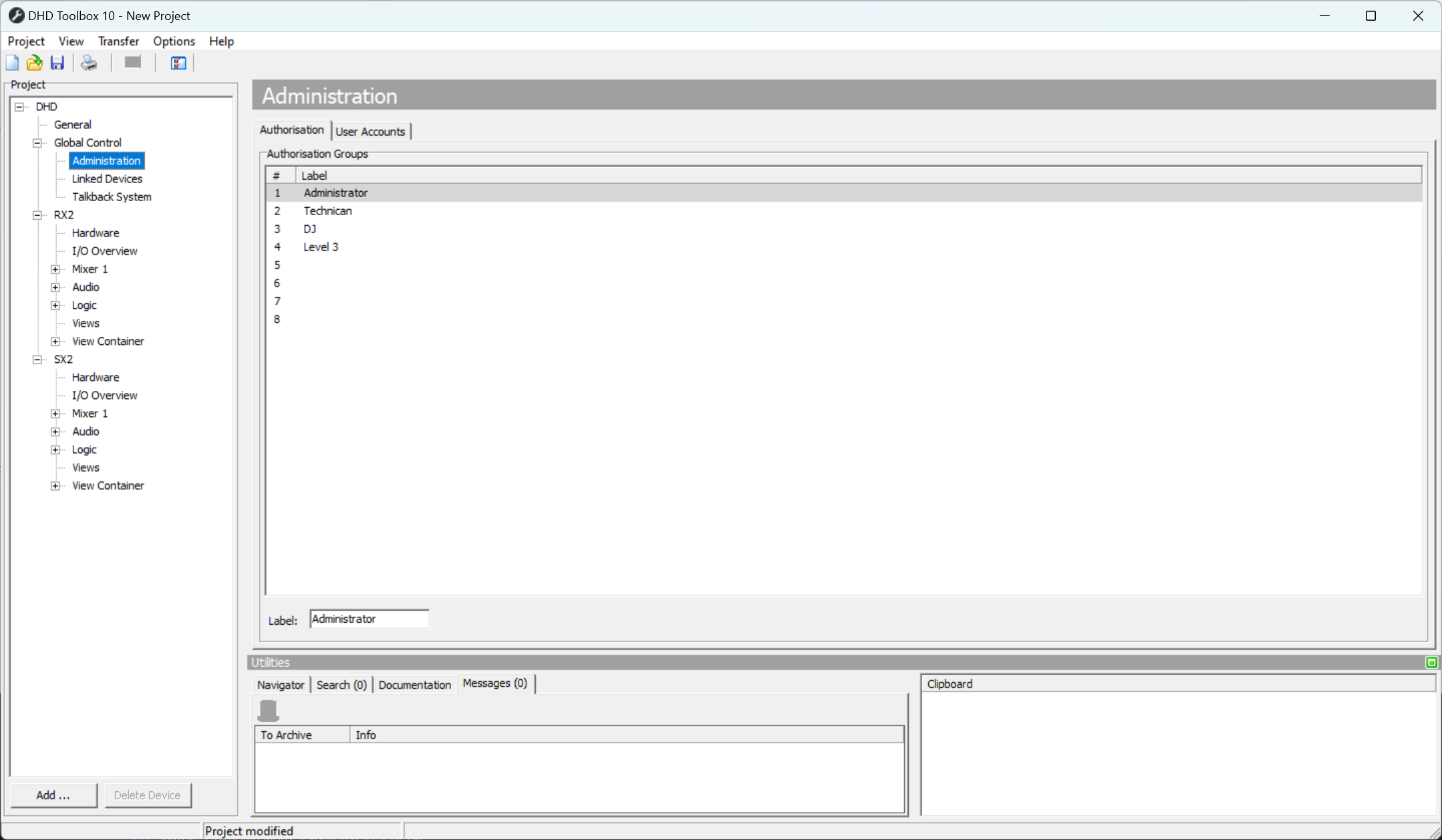 Authorization; setting up Authorization Groups.