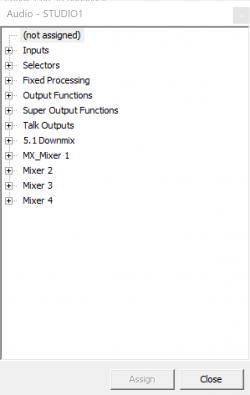 Audio, selecting audio sources.