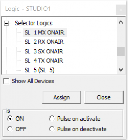 Logic Sources, Selector Logics