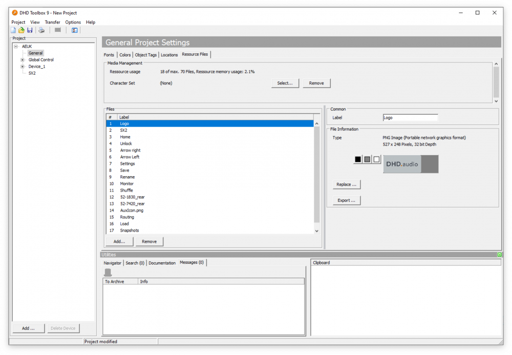 Adding Resource Files