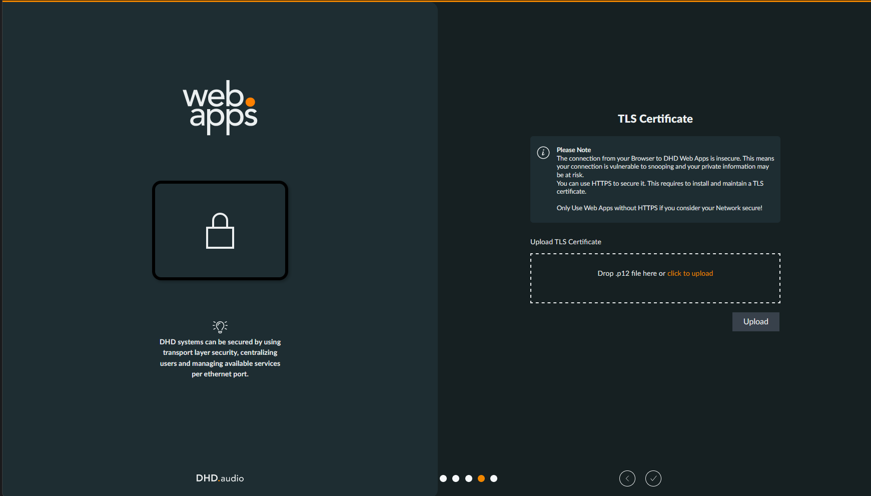 Setup TLS Certificate