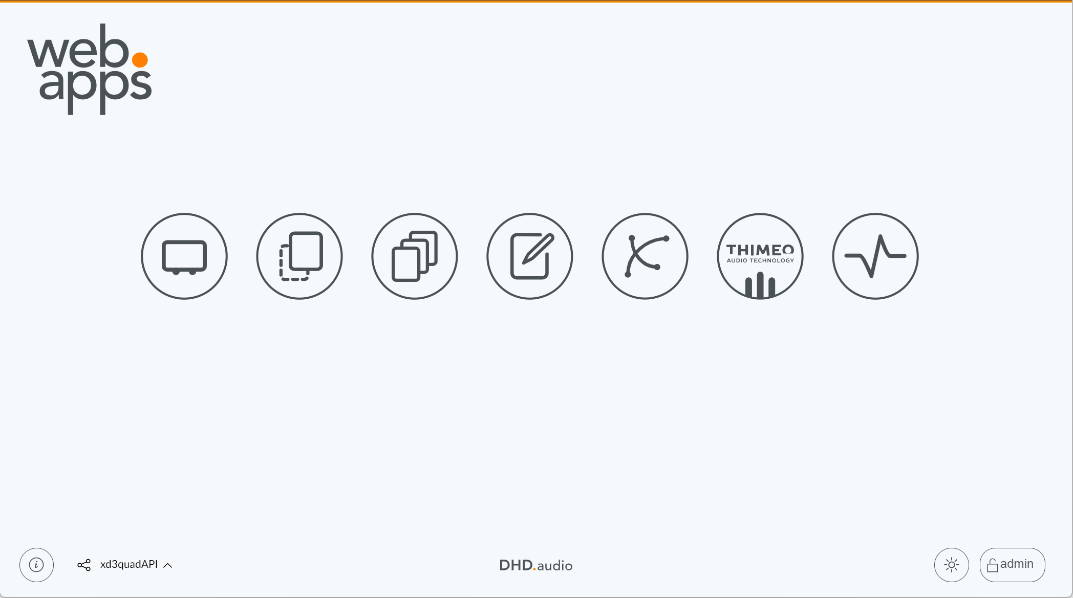 Web Apps launch screen
